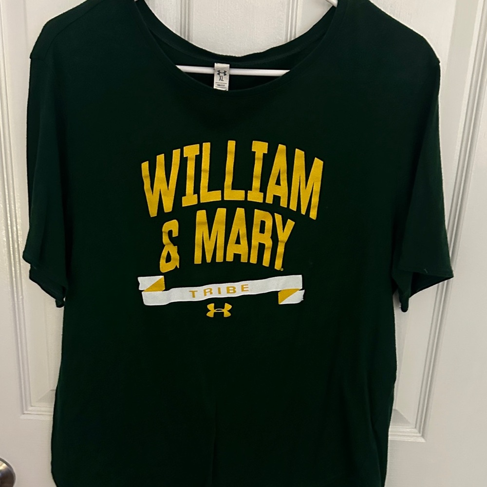 Under Armour Dark Green William & Mary Tee